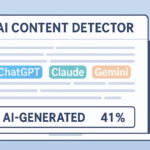 AI content detector analyzing ChatGPT, Gemini, and Claude text